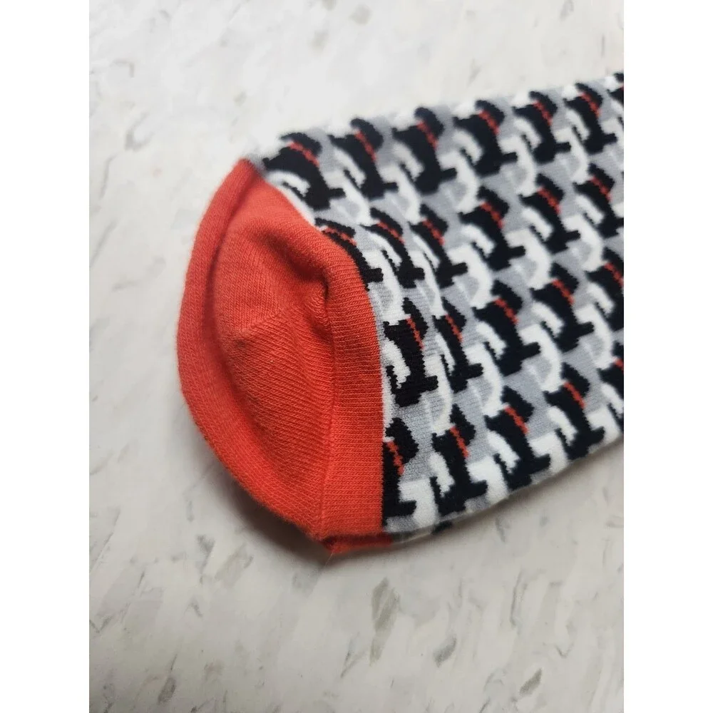 Vera Bradley Women's Crew Socks Dog Red Grey and Black Brand New. 1 Pair Cute